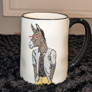 Hipster Donkey Coffee Mug By Signature 17 oz